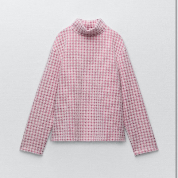 Zara | Sweaters | Nwt Zara Faux Fur Jacquard Sweater | Poshmark
